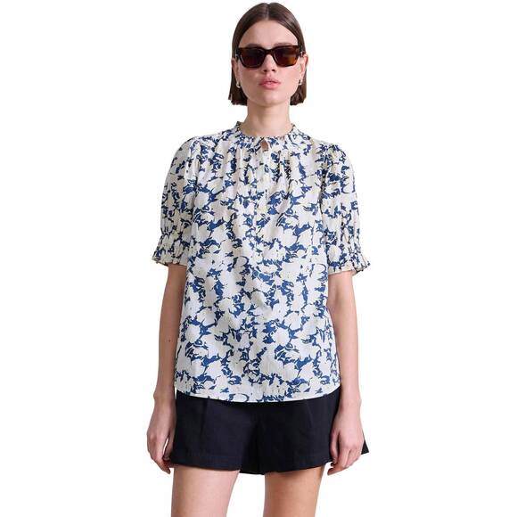 NEW APIECE APART los altos top in alina cream floral
